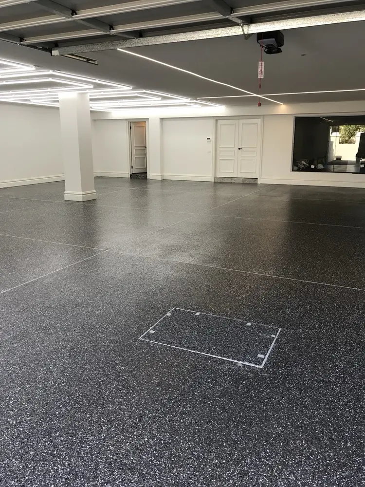 Flake epoxy by Taylor Epoxy Flooring